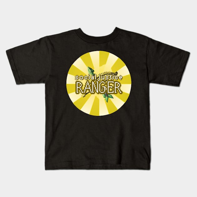 Social Justice Ranger Kids T-Shirt by Optimysticals